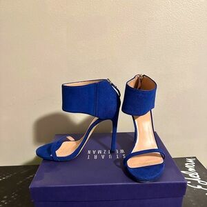 Stuart Weitzman Royal Blue High Heel Sandals